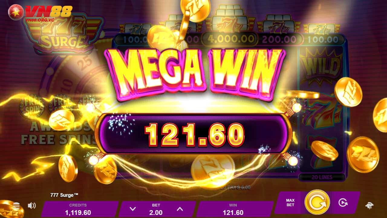 Các tính năng nổi bật trong 777 Surge VN88